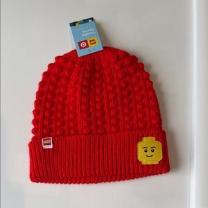 NWT Lego for Target red toddler beanie winter hat
